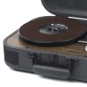 Platine vinyle Muse MT-207 DGB, 33/45/78Trs, Stéréo 2x5W - Bluetooth, Port USB pour lecture/encodage, Adapt. 45Trs, Noir et bois