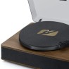 Platine vinyle Muse MT-107 BTO, 33/45 Trs, Enceintes Stéréo 2x5W - Bluetooth, USB pour lecture/encodage, Finition Noir et bois