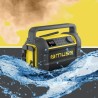 Radio de Chantier Robuste - Muse M-928 BTY - étanche à la poussière et aux éclaboussures (IP64), Bluetooth, Radio FM, Noir/Jaune
