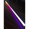 Tubes lumineux RGB sur Pieds 1m IBIZA LIGHT MAGIC-COLOR-STICK-1.0BK 7 couleurs finition Noir - Lot de 2 inclus