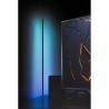 Tubes lumineux RGB sur Pieds 1m IBIZA LIGHT MAGIC-COLOR-STICK-1.0BK 7 couleurs finition Noir - Lot de 2 inclus