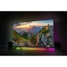 Tubes lumineux RGB sur Pieds 1m IBIZA LIGHT MAGIC-COLOR-STICK-1.0BK 7 couleurs finition Noir - Lot de 2 inclus