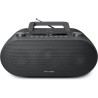 Muse M-35 BT Lecteur CD Bluetooth, Radio FM, Lecteur MP3, USB, Alimentation Secteur et Batterie, Noir