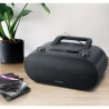 Muse M-35 BT Lecteur CD Bluetooth, Radio FM, Lecteur MP3, USB, Alimentation Secteur et Batterie, Noir