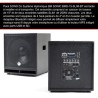 Pack Sonorisation DJ complet BM SONIC BMS-15-SLIM-BT, 1200W Enceintes satellites, SUB 38cm USB/Bluetooth, Supports Câbles, Micro