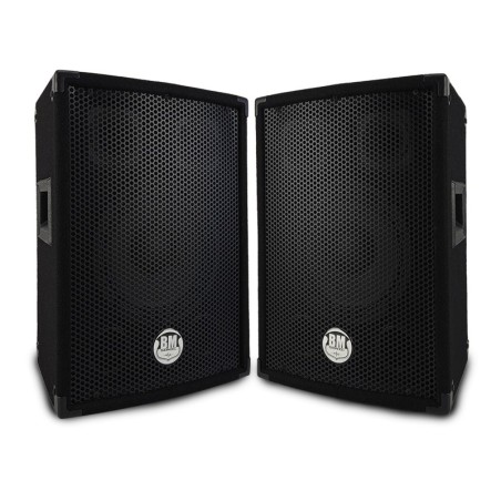 Paire d'enceinte passive BM SONIC BMS-08 - Sono Bass Reflex Trapézoïdal à 3 voies 8"/20cm - 2 x 300W