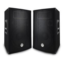Paire d'enceinte passive BM SONIC BMS-12 - Sono Bass Reflex Trapézoïdal à 3 voies 12"/30cm - 2 x 600W