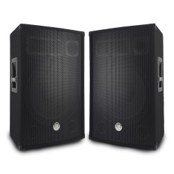 Paire d'enceinte passive BM SONIC BMS-15 - Sono Bass Reflex Trapézoïdal à 3 voies 15"/38cm - 2 x 700W