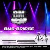 Portique pour Jeux de Lumières jusqu'à 3m BM SONIC BMS-BRIDGE - 24 perçages pour fixations, Charge Max. 45KG