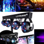 Pack Sono DJ 1000W complet BM SONIC BMS-12-ARRAY-BT Enceintes +SUB 31cm USB/Bluetooth, Câbles, Eclairage LED Bar Salle des fêtes