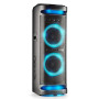 Enceinte Active Sonorisation NGS WILDSPACE3 - 4000W, Bluetooth, USB/AUX IN, Lumière LED, TWS, Double Subwoofer 10 "- Soirée