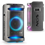 Enceinte Active sur Batterie de Sonorisation NGS WILDSPACE1 - 900W, Bluetooth 5.3, USB/AUX, Lumière LED, TWS, AVEC WOOFER 10"