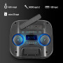 Haut-parleur Sono Portable NGS WILDCLUB 80W, sur batterie, projection de lumières intégré au rythme de la musique, Bluetooth USB