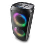 Enceinte Active sur Batterie NGS WILDTEMPER - 200W, Bluetooth USB, 2 Entrées Micros pour Karaoké, Lumières LED RVB, Fonction TWS