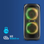 Enceinte Active sur Batterie NGS WILDTEMPER - 200W, Bluetooth USB, 2 Entrées Micros pour Karaoké, Lumières LED RVB, Fonction TWS