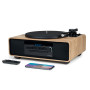 Chaîne HiFi avec platine vinyle intégrée, MIC300TT THOMSON, Système stéréo, Lecteur CD, Bluetooth, 60W, RADIO FM,Affiche l’heure