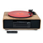 Chaîne HiFi avec platine vinyle intégrée, MIC300TT THOMSON, Système stéréo, Lecteur CD, Bluetooth, 60W, RADIO FM,Affiche l’heure