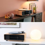 Chaîne HiFi avec platine vinyle intégrée, MIC300TT THOMSON, Système stéréo, Lecteur CD, Bluetooth, 60W, RADIO FM,Affiche l’heure