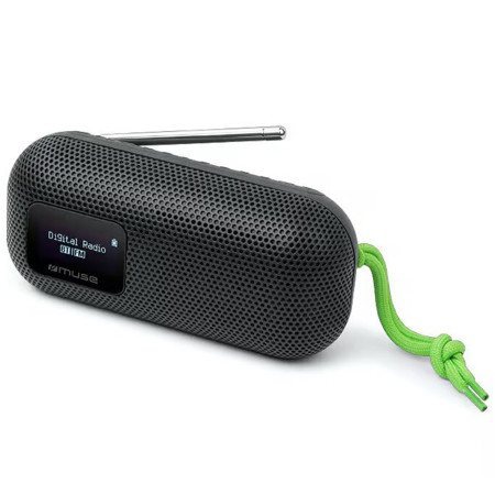 Enceinte Bluetooth MUSE  M-750 FBT - Puissance 10 Watts - Norme IPX4 - Câble USB-C pour charger la batterie intégrée - NFC