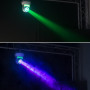 Jeu de lumière Lyre BEAM  - Ibiza - STAR-BEAM-WH - de 40W RVBB avec 2 anneaux lumineux d’ambiance - Blanche