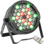 Ibiza - Projecteur Par Extra plat 36 LED RGBW 1W THINPAR-36x1-RGBW