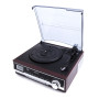 Platine vinyle Camry CR1113 33/45/78 RPM - avec radio - Haut-parleur intégré - Fonction horloge et minuterie