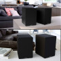 Enceintes de bibliothèque, Caisson Bois  - 50W - Thomson WS400DUO - Bluetooth 5.0, Entrée optique câble inclus