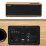 Enceinte Hifi résidentielle 150 W en Bois 'Cosy THOMSON WS702 - 150W, Entrée TV Audio, câble Optique, Bluetooth 5,0, Egaliseur