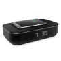 THOMSON Enceinte Radio Wi FI, Horloge numérique et Chargeur sans Fil avec Amazon Alexa intégré