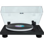 Tourne Disque 33/45/78 tours Bluetooth avec Plateau Lumineux LED - Big Ben PARTYBTTDLIGHT, avec Enceintes Thomson Bois 50W