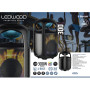 Enceinte Autonome LEDWOOD DROP300, Effet LED RVB, 300W, Bluetooth 5.3 USB, son 360°, X-Bass, Projection IPX5, Câble USB-C
