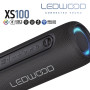 Enceinte Hifi Autonome 100W Ledwood XS100, Effet LED, Buetooth USB, TWS, IPX5, Assistant Vocal, 10W RMS, Batterie 2000mAh