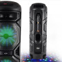 Enceinte Karaoké sur batterie Lumineuse 800W - INOVALLEY - HP59-XXL - Bluetooth, USB, Microphone sans fil, Réglage BASS