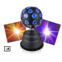 Boule tournante multicolore RVB KOOL LED STERED