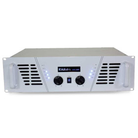 Amplificateur de sonorisation DJ - 2 x800W - Ibiza Sound AMP1000-WH - Finition blanc