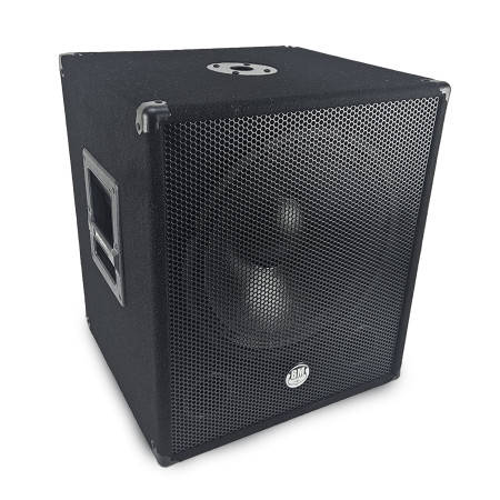 Caisson de basse Subwoofer 15" passif BM SONIC BMS-SUB15-P - 800W Max - Boomer 38cm - Speakon + Jack 6,3 mm + fiche Bananes