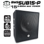 Caisson de basse Subwoofer 15" passif BM SONIC BMS-SUB15-P - 800W Max - Boomer 38cm - Speakon + Jack 6,3 mm + fiche Bananes