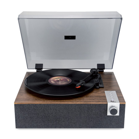 Tourne-disque Vinyle Evidence Acoustics EA-PL200-WOOD - Haut-parleurs intégrés 40 watts PMPO - 33, 45 et 78 tours - Bluetooth