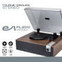 Tourne-disque Vinyle Evidence Acoustics EA-PL200-WOOD - Haut-parleurs intégrés 40 watts PMPO - 33, 45 et 78 tours - Bluetooth