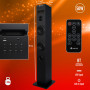Tour de Son Bluetooth 50W NGS SKYCHARM avec Télécommande, Entrée Optique, USB, Radio FM et AUX in (Couleur Noir)