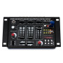 pack sono double tours de son amplifiées 5000W bi amplification table de mixage multi piste  bluetooth câblages fourni