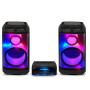 Système Sonorisation Pickering PKG2760, 2 enceintes 2 voies 30cm 12" avec Effets LED Ampli 2x760W Bluetooth USB Optique RADIO FM