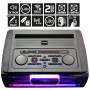 Système Sonorisation Pickering PKG2760, 2 enceintes 2 voies 30cm 12" avec Effets LED Ampli 2x760W Bluetooth USB Optique RADIO FM