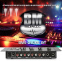 Kit Sono 300W Bm Sonic BMS-DJ300-USB-BT Initiation DJ Enceintes Ampli Table de Mixage Bluetooth, Kit d'éclairage 4 effet LED