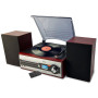 Chaîne Hifi Inovalley CH14E tourne disque vinyle 80W, Cd, Bluetooth, FM et USB + télécommande