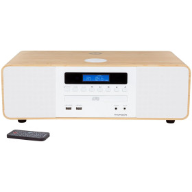 Micro-chaîne Thomson MIC201IBT – Bluetooth, Lecteur CD, Radio FM, USB, 50W, Télécommande
