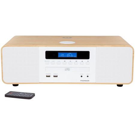 Micro-chaîne Thomson MIC201IBT – Bluetooth, Lecteur CD, Radio FM, USB, 50W, Télécommande