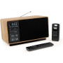 THOMSON Station Météorologique Bluetooth Haut-Parleur Radio FM WS202TBK 15W Capteur Sans Fil