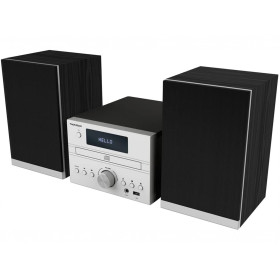Thomson MIC122BT – Micro-chaîne Bluetooth 50W avec Lecteur CD, Radio FM, USB et AUX