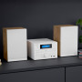 THOMSON Chaîne Hi-Fi Compacte MIC121BT Cosy - Bluetooth Lecteur CD Tuner FM Port USB 50W Blanc